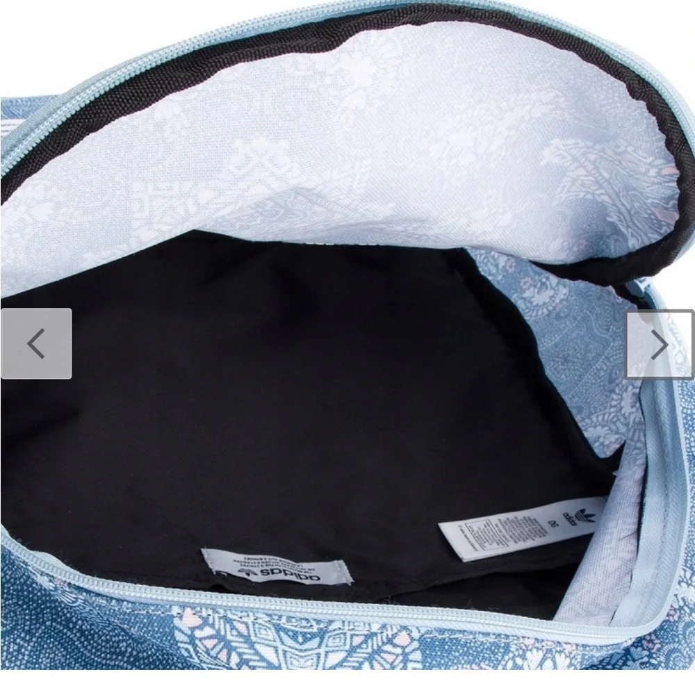 Adidas Basic Backpack book school bag new blue Tapestry Women’s Girls - Picture 10 of 13